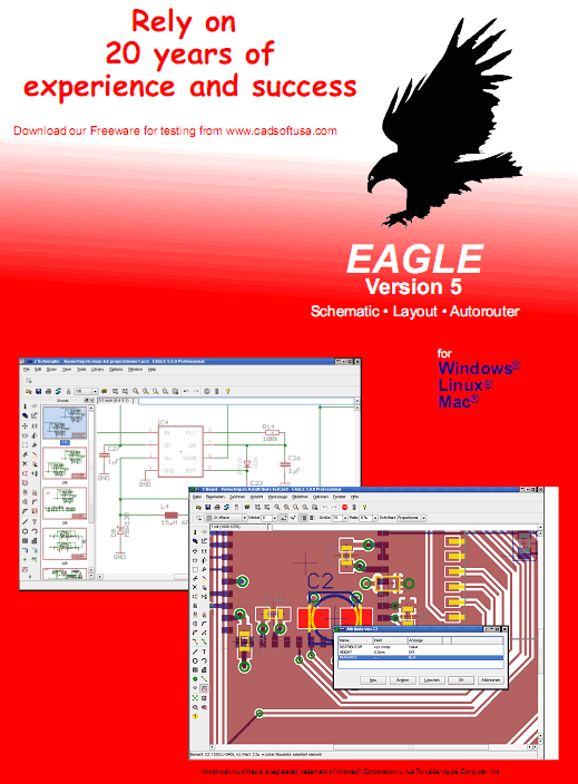 free-cadsoft-eagle-5-8 نرم افزار ایگل