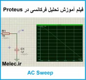 تحلیل فرکانسی در Proteus