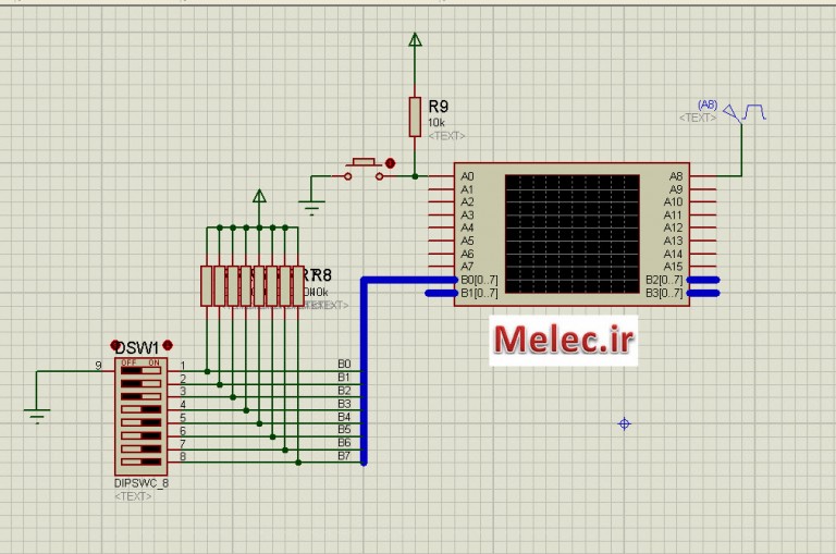 ابزار Logic Analyser در نرم افزار PROTEUS