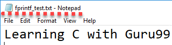 نوشتن در یک فایل در زبان C