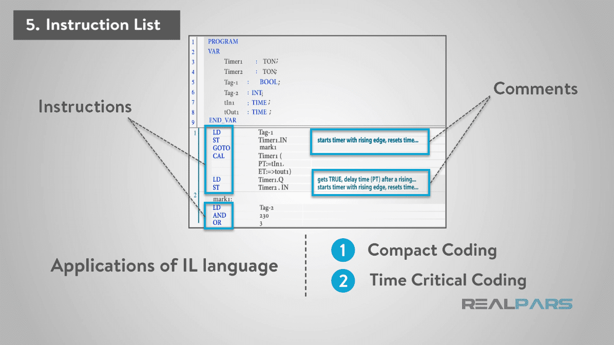 محبوب‌ترین زبان‌های برنامه‌نویسی PLC 