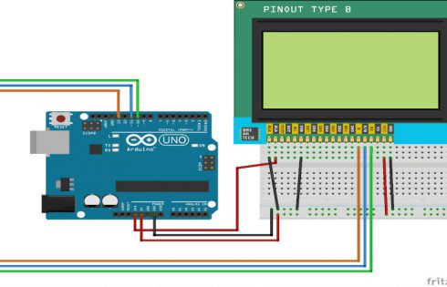 آموزش راه اندازی LCD گرافیکی با آردوینو شاخص